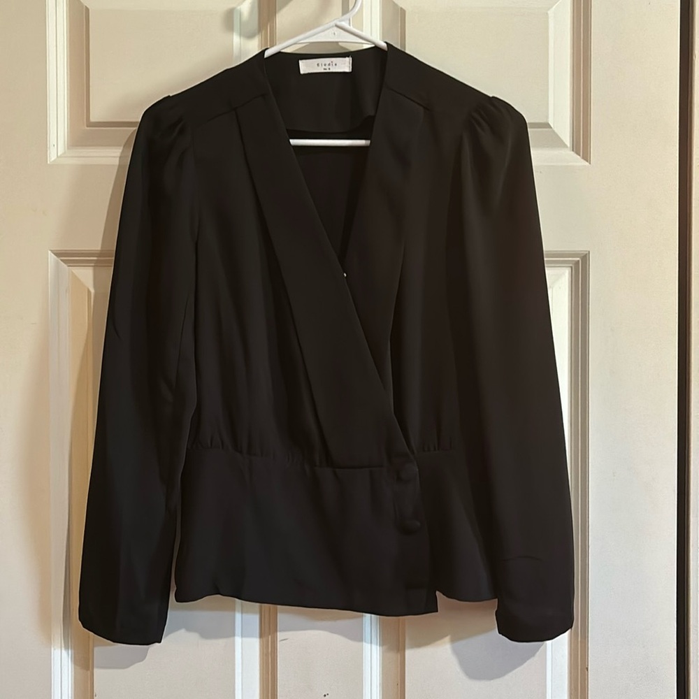 NWOT Black Blouse